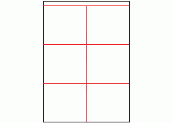105mm x 94.5mm - 6 labels per sheet