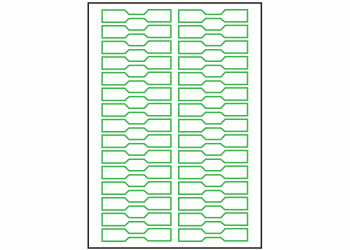 80mm x 15mm - 30 labels per sheet