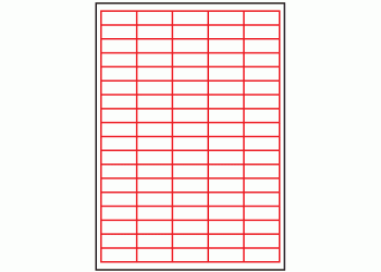 40mm x 15mm - 90 labels per sheet