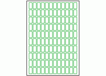 12mm x 25mm - 120 labels per sheet
