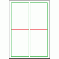 99.1mm x 139mm - 4 labels per sheet