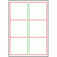 99.1mm x 93.1mm - 6 labels per sheet