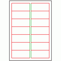 99.1mm x 38.1mm - 14 labels per sheet