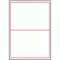 199.6mm x 143.5mm - 2 labels per sheet