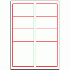 360 99mm x 57mm 10 labels per sheet