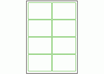97mm x 68mm - 8 labels per sheet