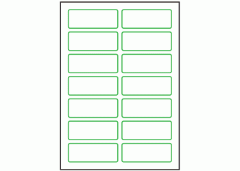 90mm x 35mm - 14 labels per sheet