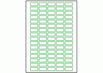 33.5mm x 15mm - 80 labels per sheet