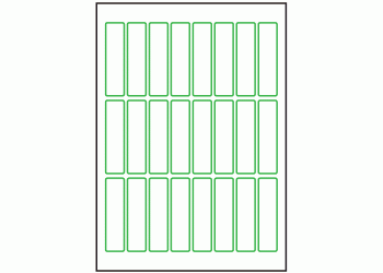 23mm x 73mm - 24 labels per sheet