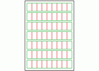 21mm x 34mm - 63 labels per sheet