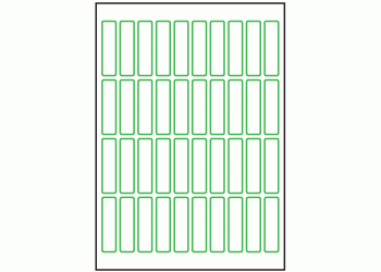 18mm x 63mm - 40 labels per sheet