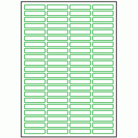 46mm x 11.1mm - 84 labels per sheet