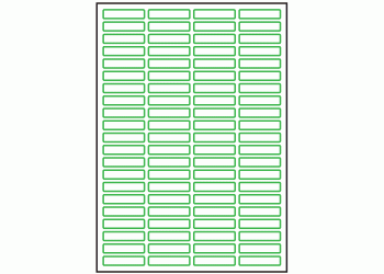 46mm x 11.1mm - 84 labels per sheet