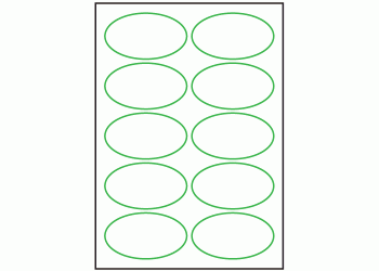 98mm x 52mm - 10 labels per sheet