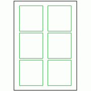 80mm x 80mm - 6 labels per sheet