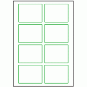 80mm x 65mm - 8 labels per sheet