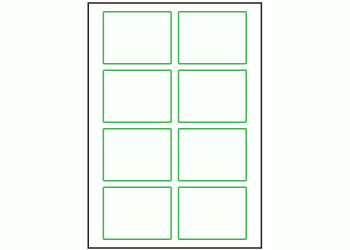 80mm x 65mm - 8 labels per sheet