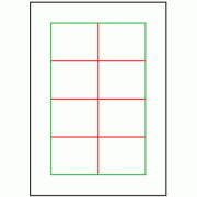 75mm x 60mm - 8 labels per sheet