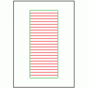 100mm x 10mm - 24 labels per sheet
