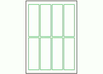135mm x 45mm - 8 labels per sheet