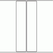 49mm x 250mm - 550 blank labels per roll