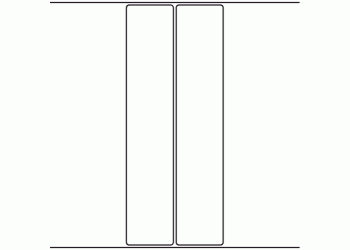 49mm x 250mm - 550 blank labels per roll