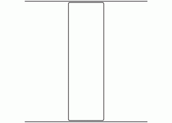 60mm x 200mm - 345 blank labels per roll