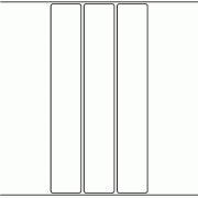 32mm x 200mm - 1,035 blank labels per roll