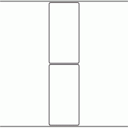 86mm x 174.5mm - 390 blank labels per roll