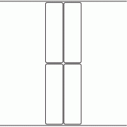 50mm x 174mm - 780 blank labels per roll