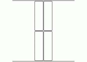 50mm x 174mm - 780 blank labels per roll