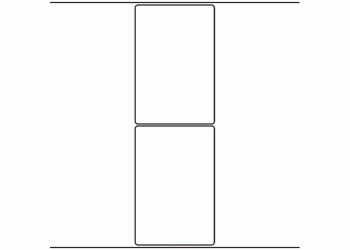 100mm x 150mm - 460 blank labels per roll