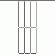 32mm x 150mm - 1,380 blank labels per roll