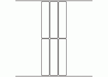 32mm x 150mm - 1,380 blank labels per roll