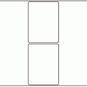 100mm x 135mm - 500 blank labels per roll