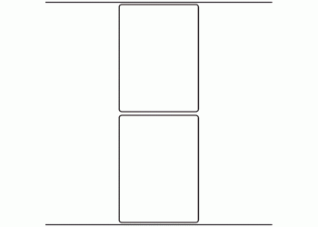 100mm x 135mm - 500 blank labels per roll