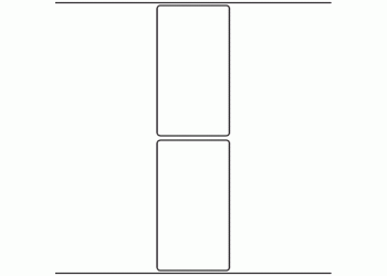 75mm x 135mm - 500 blank labels per roll