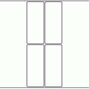 50mm x 124mm - 1,100 blank labels per roll