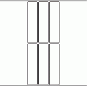 30mm x 124mm - 1,650 blank labels per roll