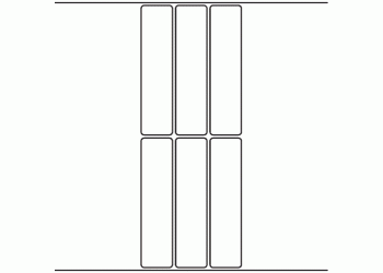 30mm x 124mm - 1,650 blank labels per roll