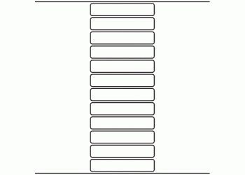 105mm x 20mm - 3,010 blank labels per roll