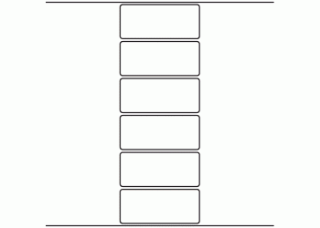 100mm x 43mm - 1,500 blank labels per roll