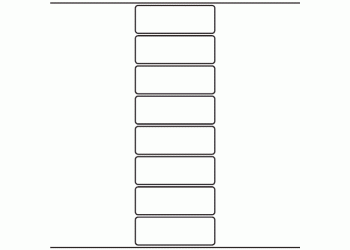 97mm x 34mm - 1,900 blank labels per roll