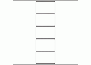 90mm x 56mm - 1,190 blank labels per roll