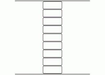 77mm x 30mm - 2,130 blank labels per roll