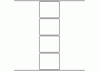 74mm x 60mm - 1,100 blank labels per roll