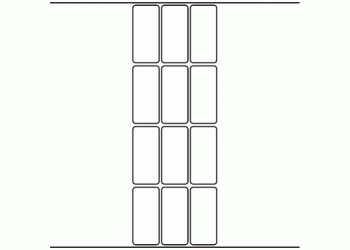 32mm x 70mm - 2,850 blank labels per roll
