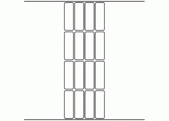 23mm x 70mm - 3,800 blank labels per roll