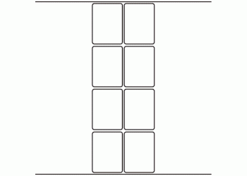 49mm x 66mm - 2,000 blank labels per roll