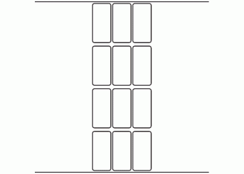 30mm x 64mm - 3,000 blank labels per roll
